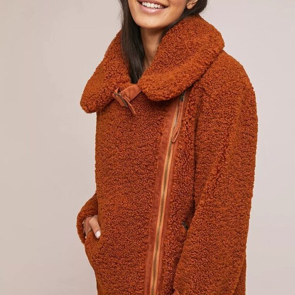 Marrakech Sherpa Jacket from Anthropologie- Size Medium - Picture 10 of 16
